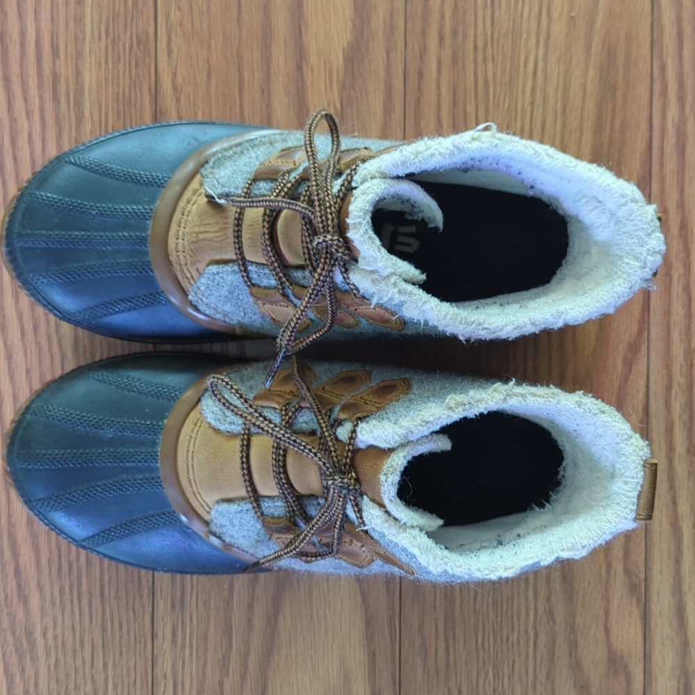 Sorel Brown Tan Gray Duck Boots - Picture 5 of 8